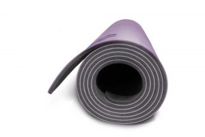 Yoga Mat - Deep Purple (side view)